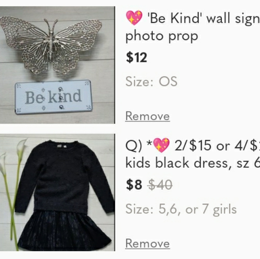 2pc bundle - 💖 'Be Kind' wall sign or photo prop